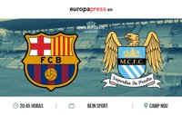 Horario y dónde ver el F.C Barcelona - Manchester City