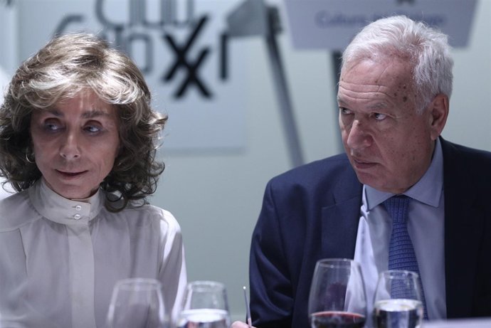 José Manuel García Margallo en una conferencia