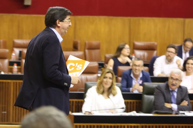 Juan Marín y Susana Díaz, en el Debate sobre el Estado de la Comunidad