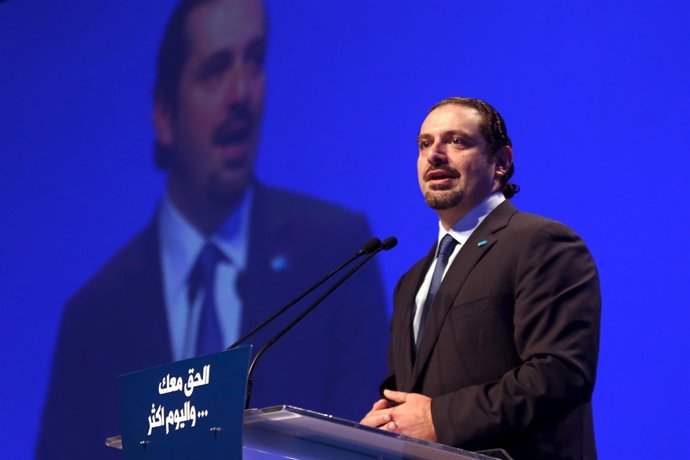 El ex primer ministro de Líbano y líder de Al Mustaqbal, Saad Hariri