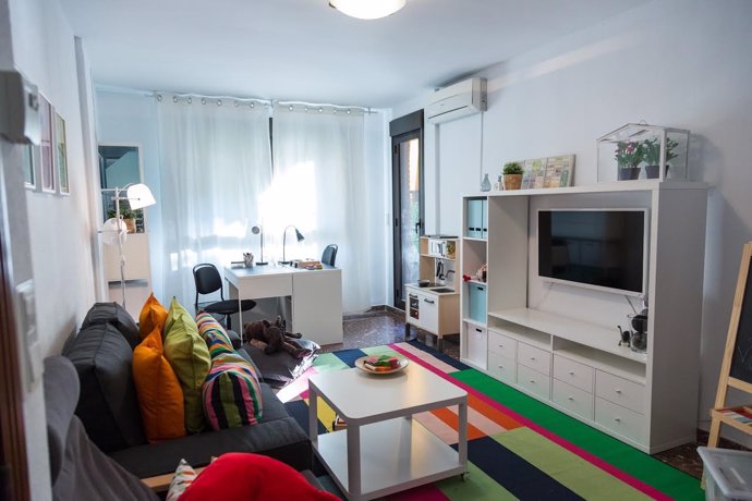 Habitación IKEA para refugiados