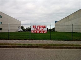 Una de las parcelas vacías del polígono Tanos-Viérnoles