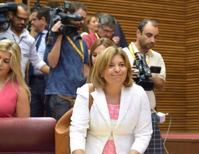 Isabel Bonig en las Corts Valencianes en imagen de archivo