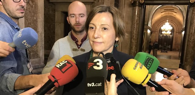 La presidenta del Parlament, Carme Forcadell