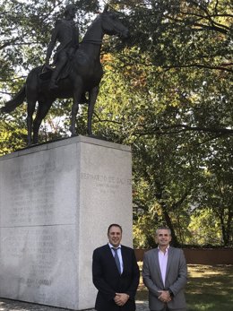 Bernardo de gálvez estatua andrade francsico javier fernandez turismo EEUU