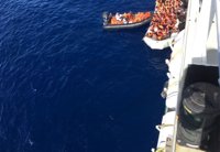 Rescatados 1.400 migrantes en el Mediterráneo durante la jornada del jueves
