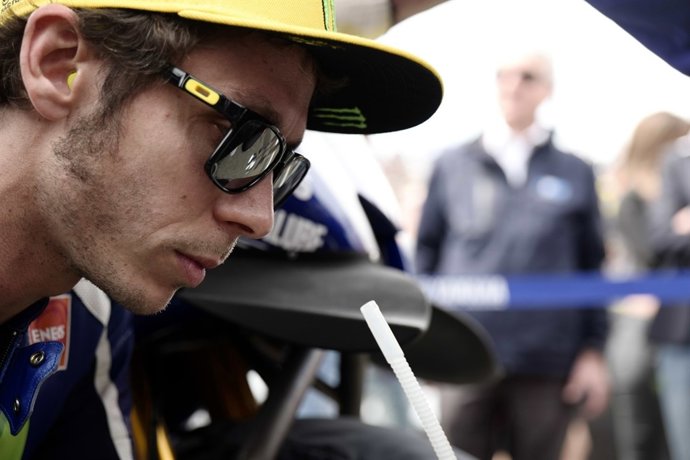 Valentino Rossi en el GP de Francia