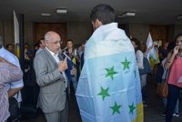 Gran Canaria recurrirá la prohibición del izado de la bandera tricolor por "un ataque a la libertad"