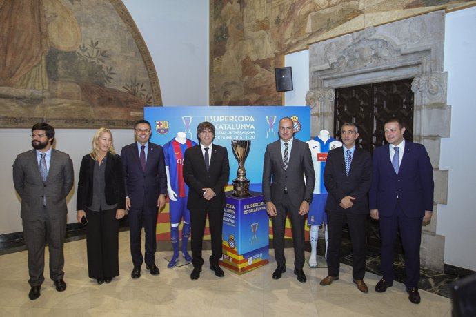 Presentación de la Supercopa de Catalunya