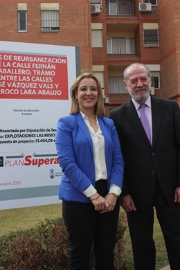 Villalobos y la alcaldesa de Alcalá.