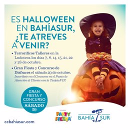Actividades terroríficas para celebrar Halloween en la Ludoteca de Bahía Sur. 