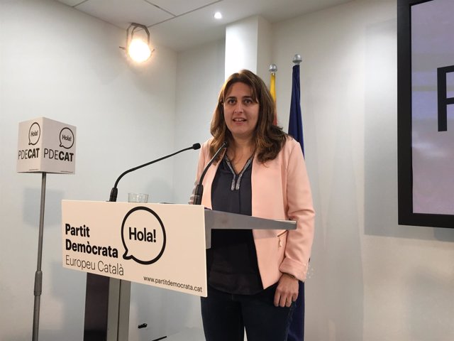 La coordinadora general del PDECAT, Marta Pascal