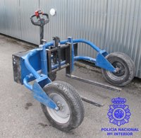 Tres detenidos por llevarse maquinaría de obras de Santander