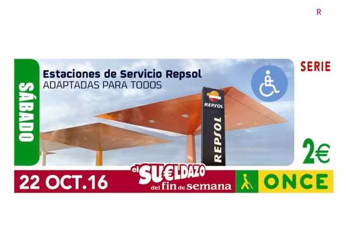 La ONCE Dedica Dos Cupones A Las Estaciones De Servicio De Repsol Por La Inclusi