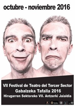 Cartel del VII Festival de Teatro del Tercer Sector de Tafalla