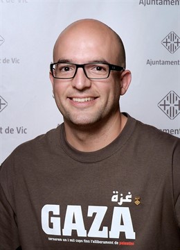 Joan Coma, concejal de la CUP en Vic