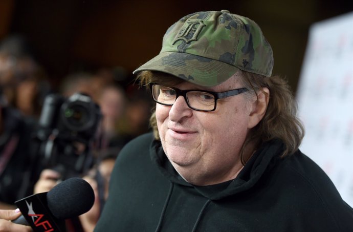 Michael Moore en el AFI Fest del 2015