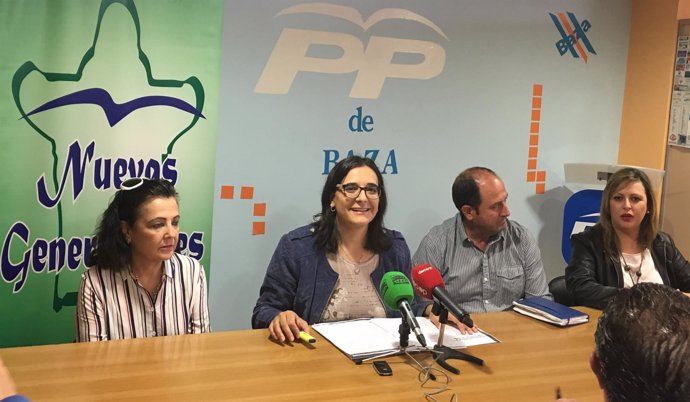 Rueda de prensa del PP de Baza (Granada)