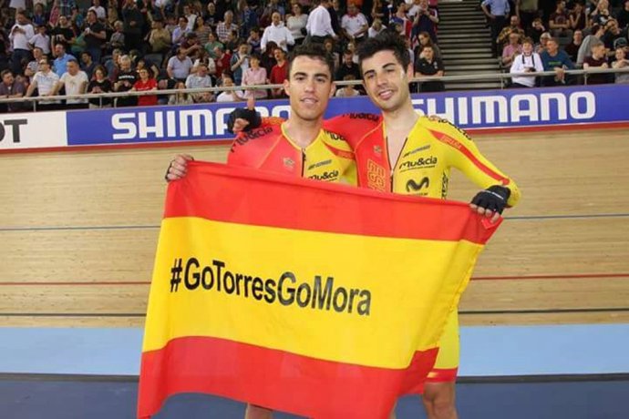 Albert Torres y Sebastián Mora, campeones de Europa de ciclismo en pista
