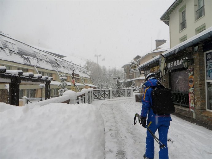 Imagen de Pradollano, en Sierra Nevada