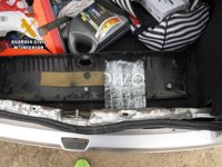 Dos detenidos en Otero (Toledo) cuando transportaban un kilo de cocaína