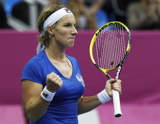 Kuznetsova En El España-Rusia De Copa Federación