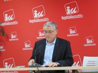 IU afirma que la decisión del PSOE acaba con el entendimiento de la izquierda 