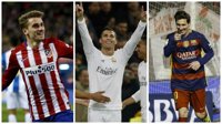 Cristiano, Messi, Griezmann, Suárez, Bale y Neymar, candidatos al Balón de Oro