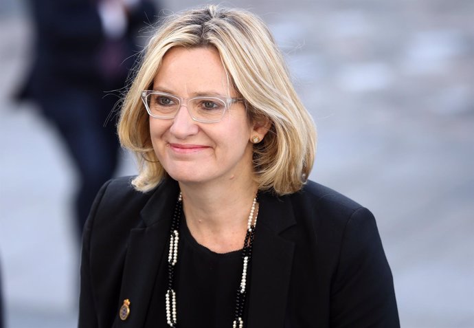 La ministra de Interior británica Amber Rudd 