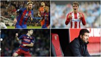 Griezmann, Messi, Suárez y Simeone, protagonistas de los Premios LaLiga