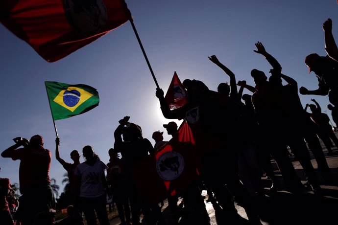 Manifestación en Brasil