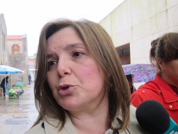 La presidenta de la gestora del PSdeG y diputada del PSOE, Pilar Cancela