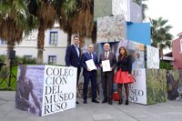 Ayuntamiento y Plaza Mayor firman un acuerdo para promocionar la Colección del Museo Ruso