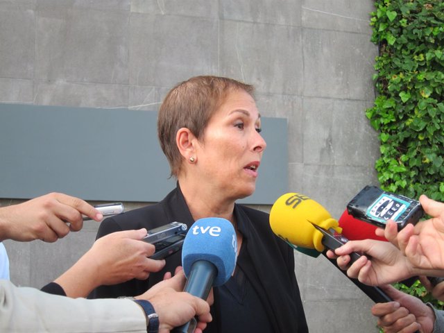 La presidenta del Gobierno de Navarra, Uxue Barkos