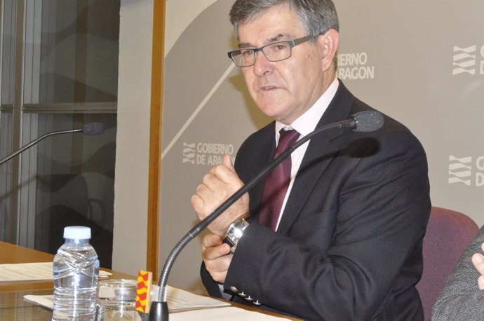 El consejero de Presidencia del Gobierno de Aragón, Vicente Guillén.