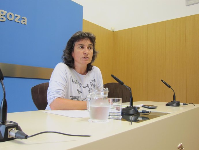 La vicealcaldesa de Zaragoza, Luisa Broto. 