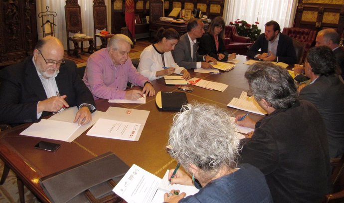 Primera reunión del Consejo del Diálogo Social de Valladolid