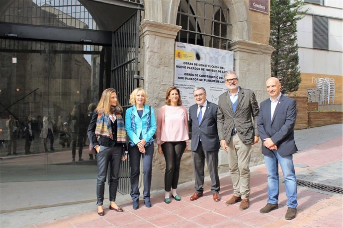 Visita de obras al Parador de Turismo de Lleida