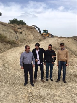 Visita a las obras de Huesa
