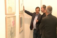 Los artistas extremeños Emilio Gañán y José María Larrondo muestran en Mérida una exposición de pintura conceptual