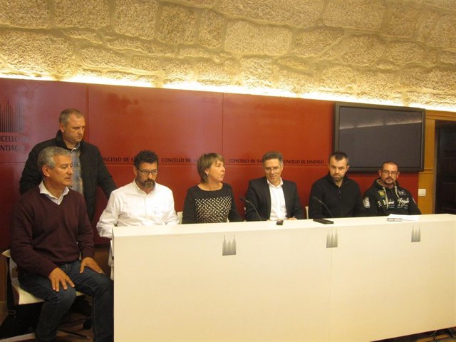 Representantes de los trabajadores del Ayuntamiento de Santiago 