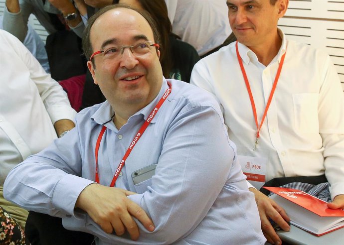 Miquel Iceta en el Comité Federal del PSOE