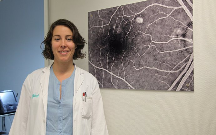 La doctora Pilar Calvo, oftalmóloga del Hospital Universitario Miguel Servet