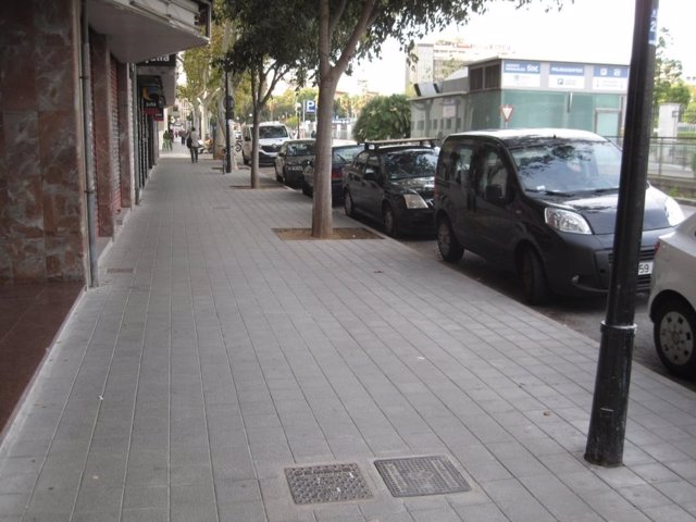 Obras realizadas en la calle Fontsanta de Palma