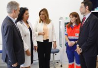Susana Díaz visita el centro de salud de Íllora, que presta servicio a 10.500 personas