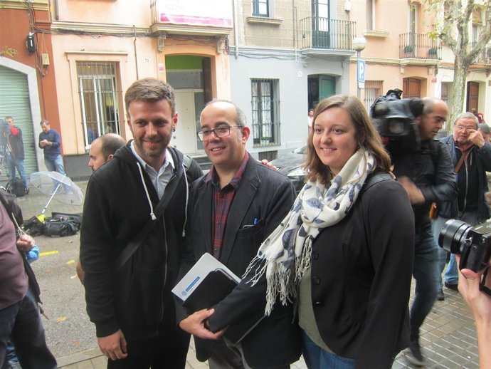 Oriol Lladó, José Téllez y Agnès Rotger