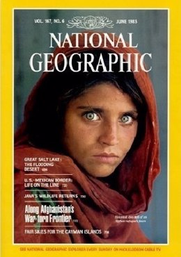 Detienen a la niña afgana que fue portada de National Geographic