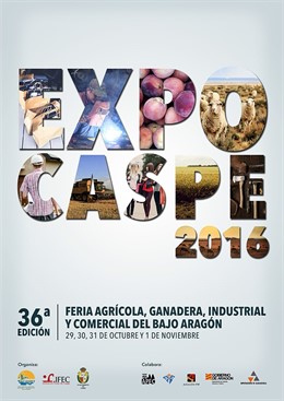 Cartel anunciador de la 36ª edición de Expo Caspe