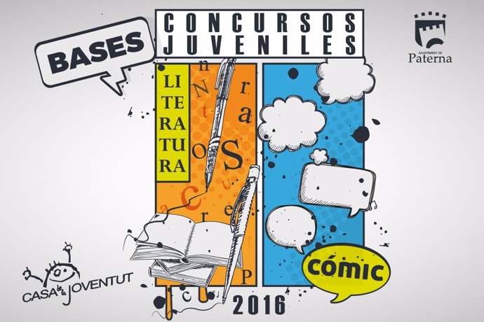 El Ayuntamiento de Paterna convoca concursos juveniles de literatura y cómic