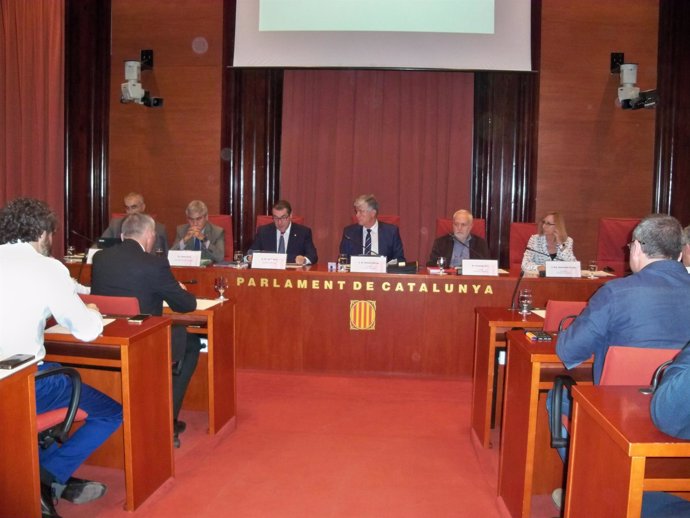El conseller Jordi Jané en la Comisión de Interior del Parlament
